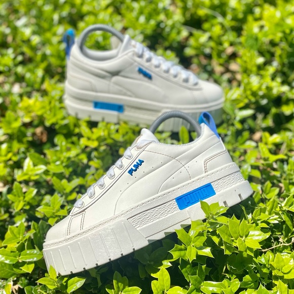 Puma Mayze Infuse Tan Lifestyle Platform Sneakers - Picture 7 of 10